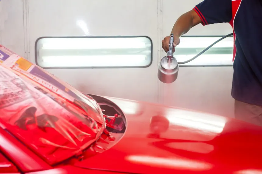 Cabina de pintura automotriz en Rosario - GASPE GPM
