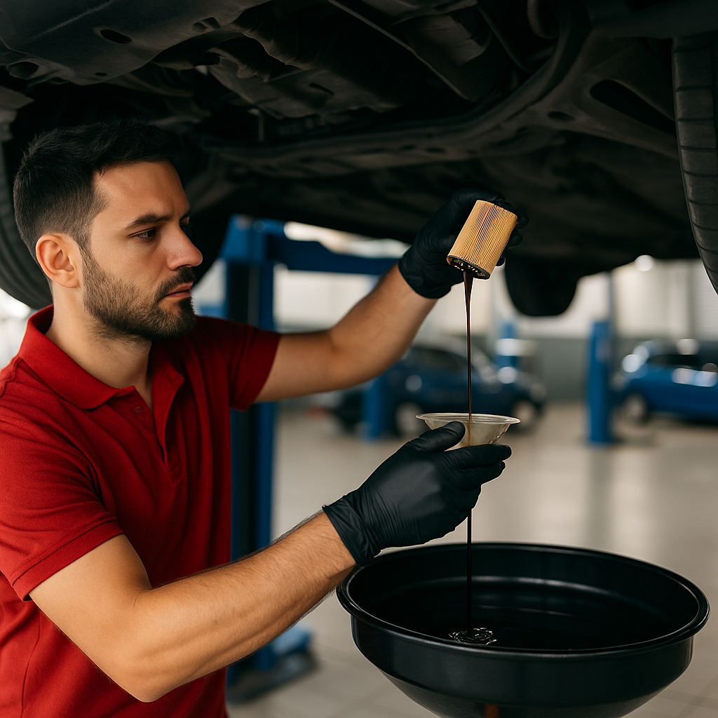 Servicio de cambio de aceite y filtros para autos en Rosario - GASPE GPM
